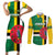 Custom Dominica Football Couples Matching Short Sleeve Bodycon Dress and Long Sleeve Button Shirt 2025 Go Dominik