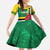 Custom Dominica Football Family Matching Off The Shoulder Long Sleeve Dress and Hawaiian Shirt 2025 Go Dominik