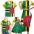 Custom Dominica Football Family Matching Short Sleeve Bodycon Dress and Hawaiian Shirt 2025 Go Dominik