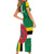 Custom Dominica Football Family Matching Short Sleeve Bodycon Dress and Hawaiian Shirt 2025 Go Dominik