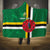 Custom Dominica Football Hooded Blanket 2025 Go Dominik