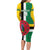 Custom Dominica Football Long Sleeve Bodycon Dress 2025 Go Dominik