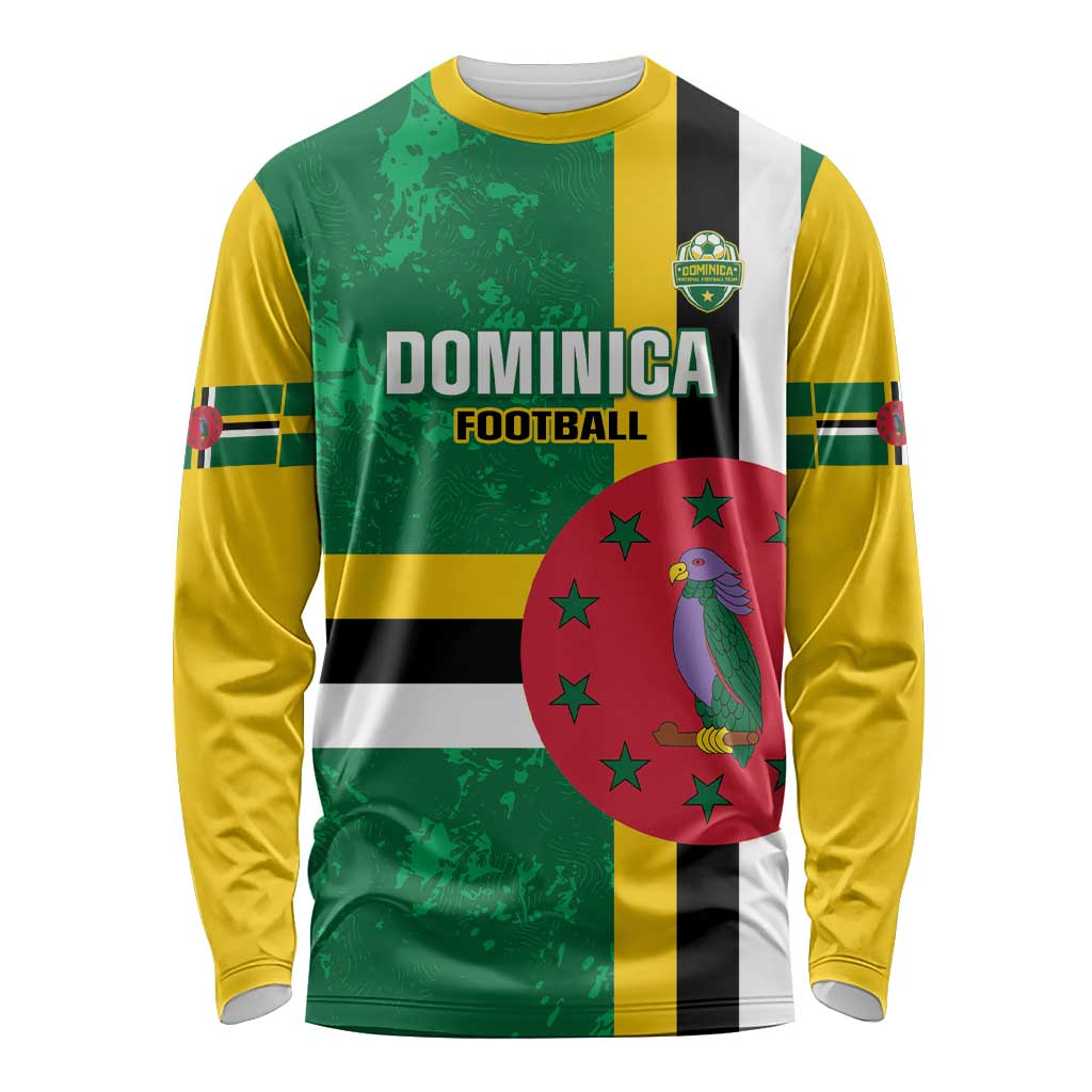 Custom Dominica Football Long Sleeve Shirt 2025 Go Dominik