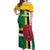 Custom Dominica Football Off Shoulder Maxi Dress 2025 Go Dominik