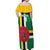 Custom Dominica Football Off Shoulder Maxi Dress 2025 Go Dominik