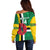 Custom Dominica Football Off Shoulder Sweater 2025 Go Dominik