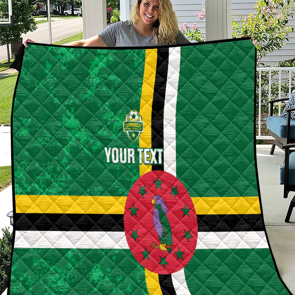 Custom Dominica Football Quilt 2025 Go Dominik