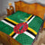 Custom Dominica Football Quilt 2025 Go Dominik