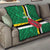 Custom Dominica Football Quilt 2025 Go Dominik