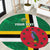 Custom Dominica Football Round Carpet 2025 Go Dominik