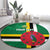 Custom Dominica Football Round Carpet 2025 Go Dominik