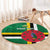 Custom Dominica Football Round Carpet 2025 Go Dominik