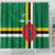 Custom Dominica Football Shower Curtain 2025 Go Dominik