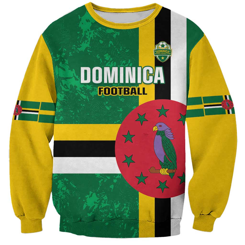 Custom Dominica Football Sweatshirt 2025 Go Dominik