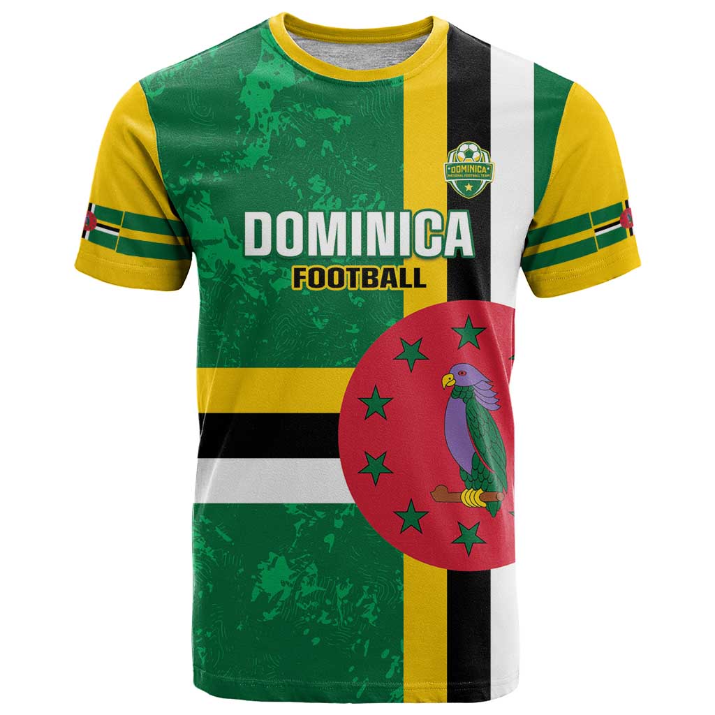 Custom Dominica Football T Shirt 2025 Go Dominik