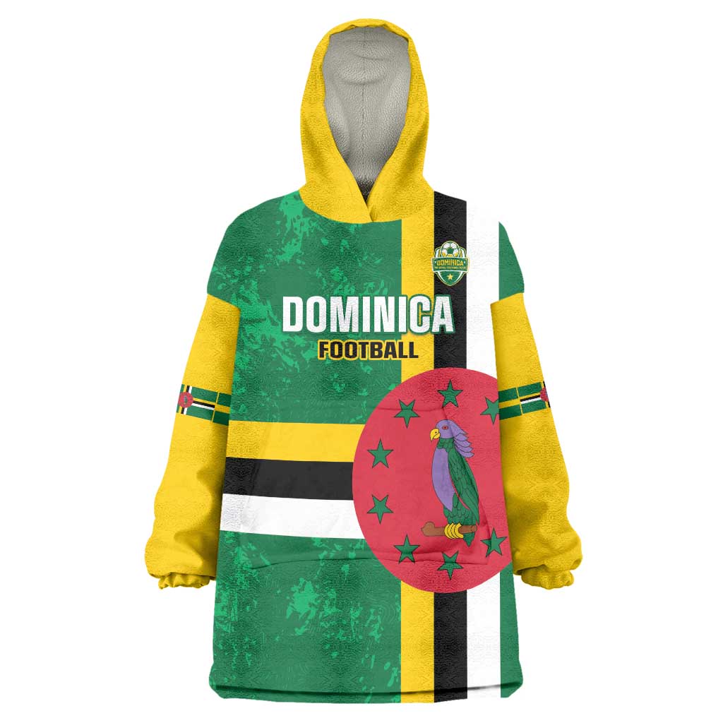 Custom Dominica Football Wearable Blanket Hoodie 2025 Go Dominik