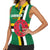 Custom Dominica Football Women Sleeveless Polo Shirt 2025 Go Dominik