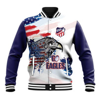 USA 2026 Rugby Custom Baseball Jacket Go Eagle Brushes Style