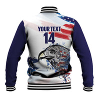 USA 2026 Rugby Custom Baseball Jacket Go Eagle Brushes Style