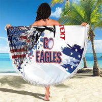 USA 2026 Rugby Custom Beach Blanket Go Eagle Brushes Style