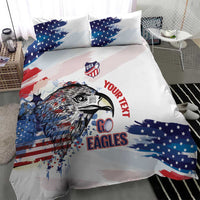 USA 2026 Rugby Custom Bedding Set Go Eagle Brushes Style