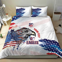 USA 2026 Rugby Custom Bedding Set Go Eagle Brushes Style