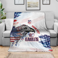 USA 2026 Rugby Custom Blanket Go Eagle Brushes Style
