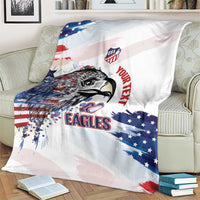 USA 2026 Rugby Custom Blanket Go Eagle Brushes Style