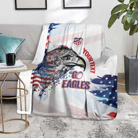 USA 2026 Rugby Custom Blanket Go Eagle Brushes Style