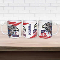 USA 2026 Rugby Custom Ceramic Mug Go Eagle Brushes Style