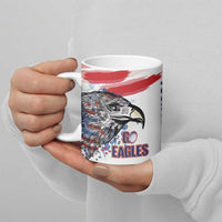 USA 2026 Rugby Custom Ceramic Mug Go Eagle Brushes Style