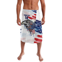 USA 2026 Rugby Custom Lavalava Go Eagle Brushes Style