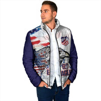 USA 2026 Rugby Custom Padded Jacket Go Eagle Brushes Style