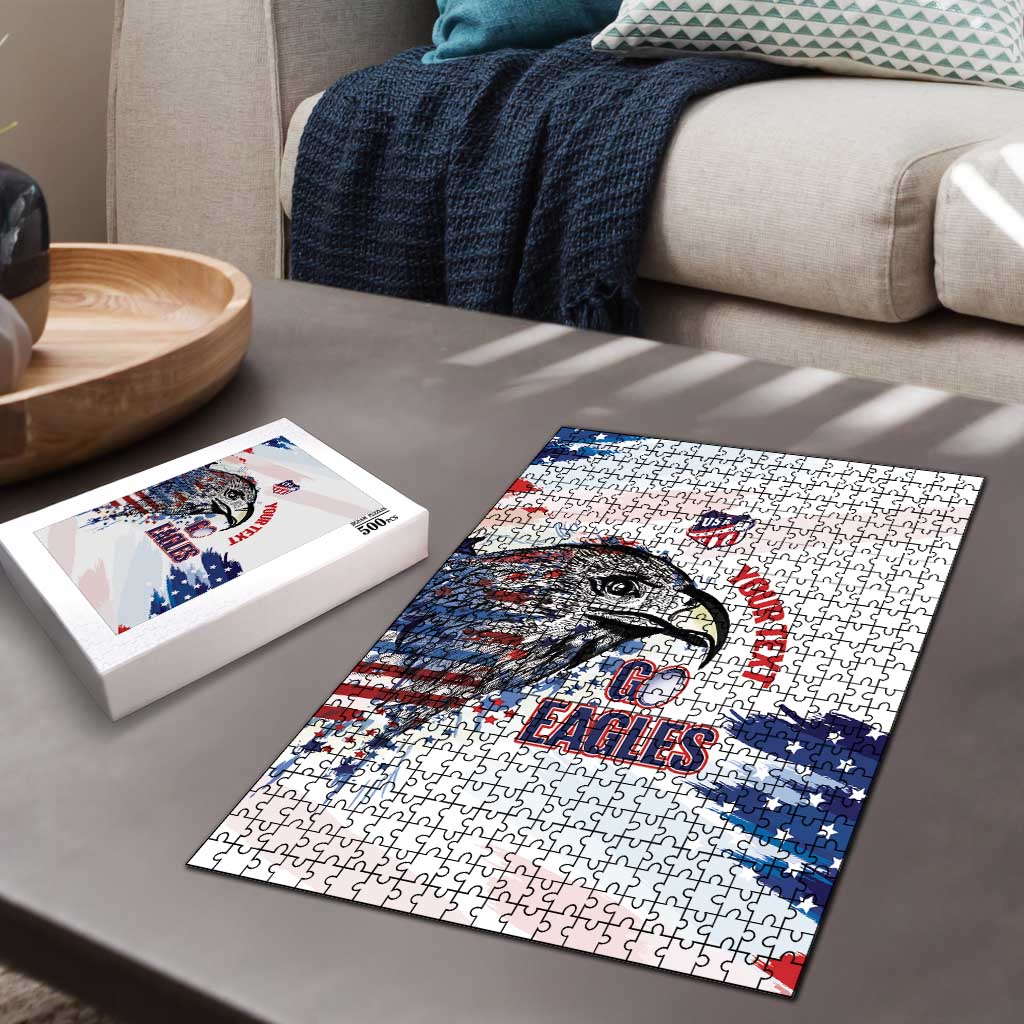 USA 2026 Rugby Custom Puzzle Go Eagle Brushes Style