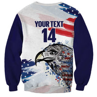 USA 2026 Rugby Custom Sweatshirt Go Eagle Brushes Style
