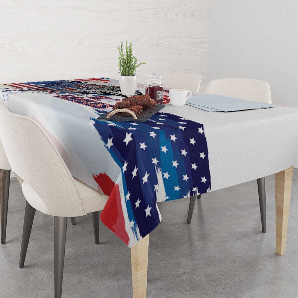 USA 2026 Rugby Custom Tablecloth Go Eagle Brushes Style