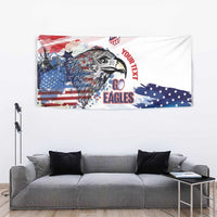 USA 2026 Rugby Custom Tapestry Go Eagle Brushes Style