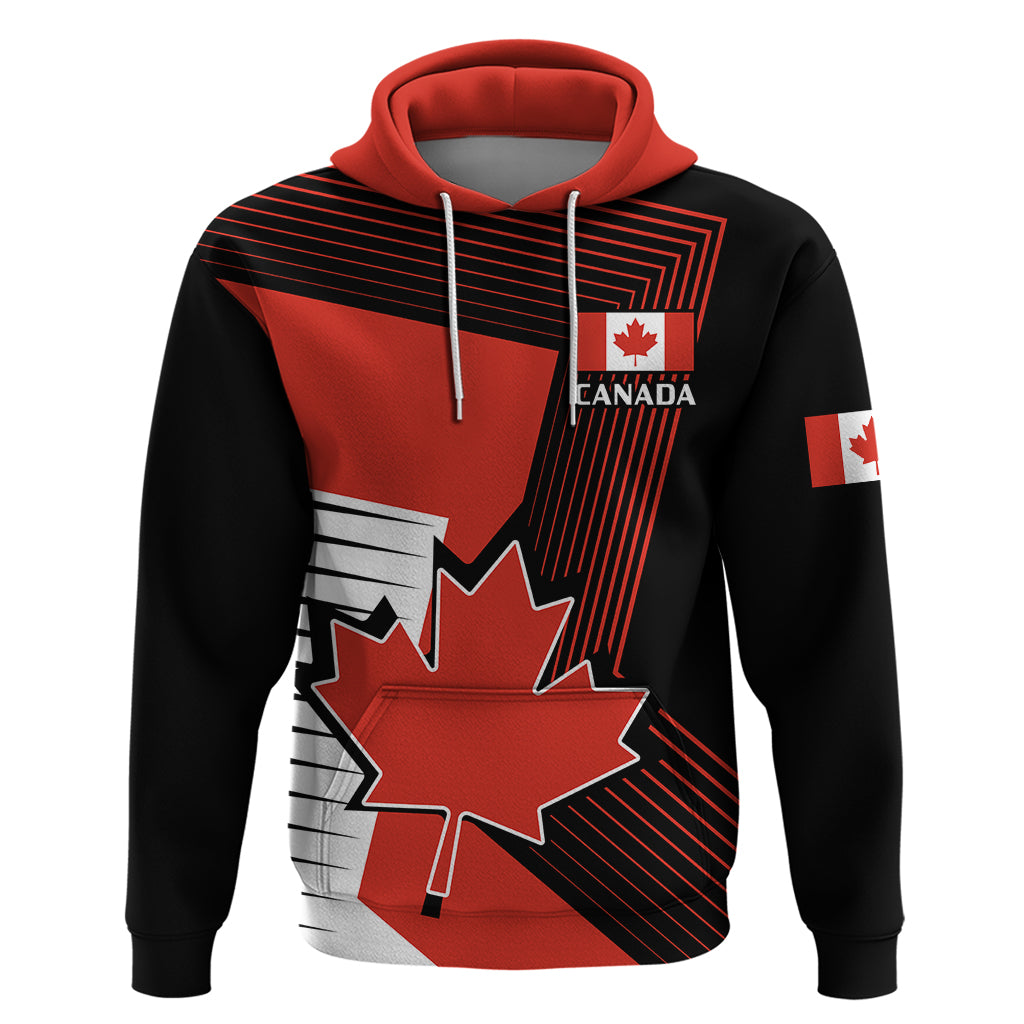 July 1 Canada Hoodie Independence Day with Canadian Maple Leaf - Wonder Print Shop