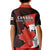 July 1 Canada Polo Shirt for Kid Independence Day with Canadian Maple Leaf - Wonder Print Shop