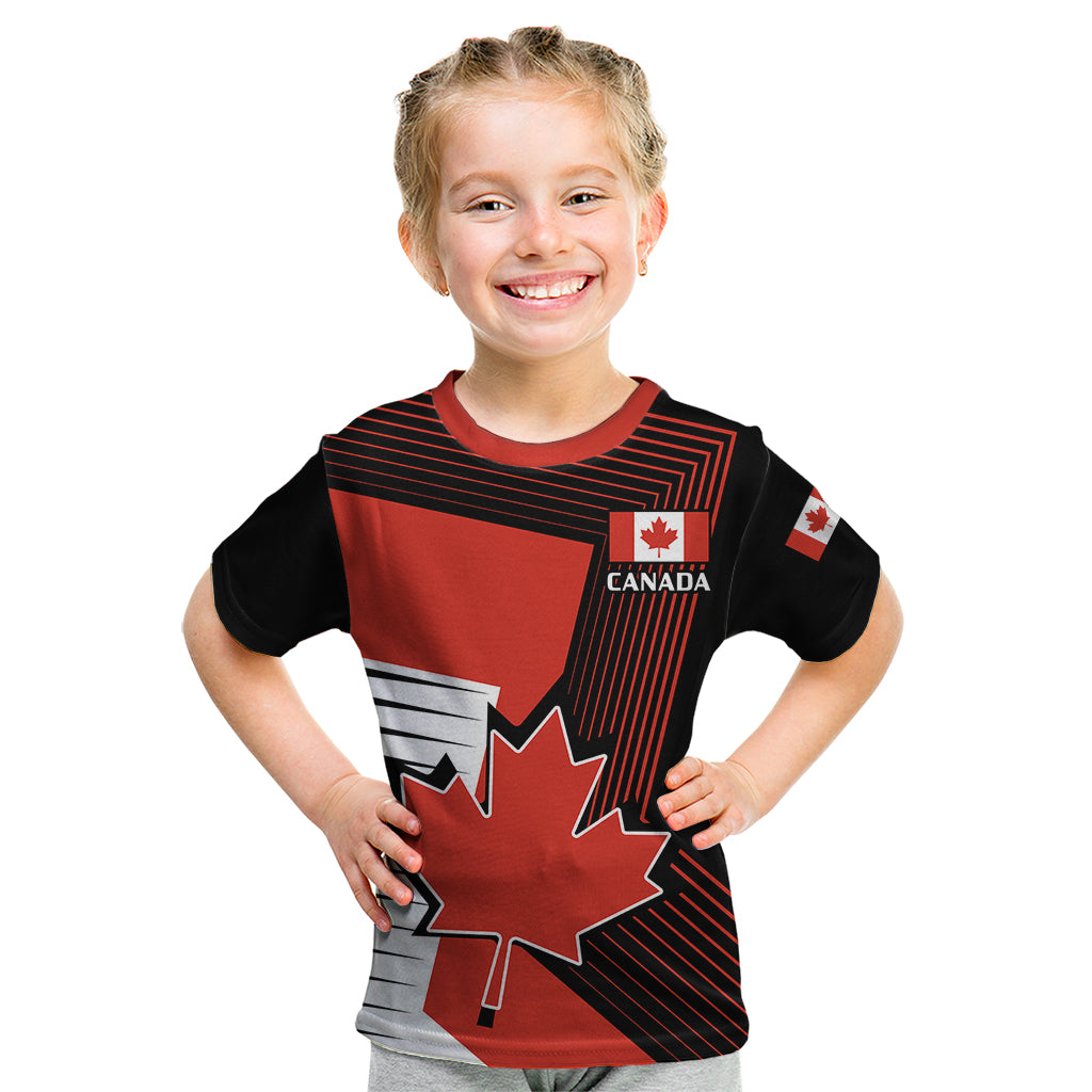 July 1 Canada Kid T Shirt Independence Day with Canadian Maple Leaf - Wonder Print Shop