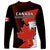 July 1 Canada Long Sleeve Shirt Independence Day with Canadian Maple Leaf - Wonder Print Shop