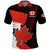 July 1 Canada Polo Shirt Independence Day with Canadian Maple Leaf - Wonder Print Shop