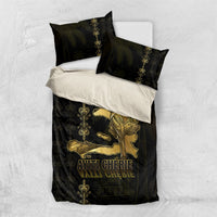 Afro-Haitians Ayiti Cherie Bedding Set Haiti Map Kanson Wouj Veve Vodou