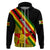 Zimbabwe Hoodie African Pattern With Flag Style - Wonder Print Shop