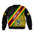 Personalised Zimbabwe Bomber Jacket African Pattern With Flag Style - Wonder Print Shop