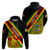 Personalised Zimbabwe Hoodie African Pattern With Flag Style - Wonder Print Shop