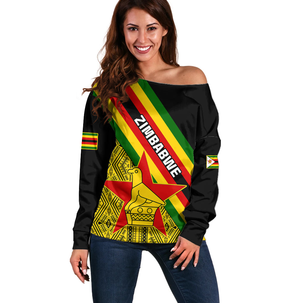 personalised-zimbabwe-off-shoulder-sweater-african-pattern-with-flag-style