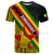 Personalised Zimbabwe T Shirt African Pattern With Flag Style - Wonder Print Shop