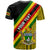 Personalised Zimbabwe T Shirt African Pattern With Flag Style - Wonder Print Shop