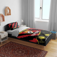 Custom Macedonia Football Bedding Set Go Champions Risovi